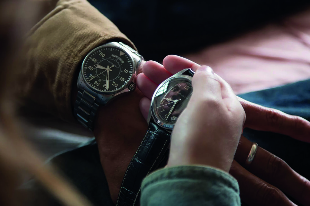 “Interstellar” – Hamilton Khaki aviation pilot day date auto and Khaki Field Murph auto