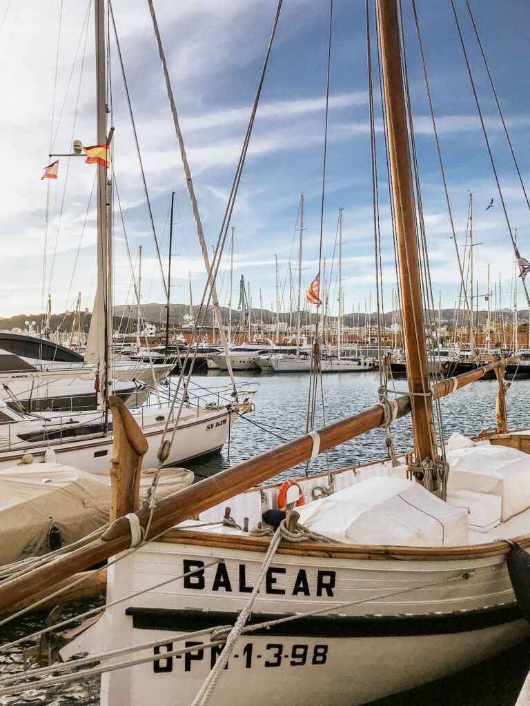 Majorque bateau, port