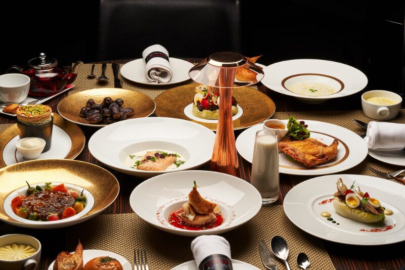 petites assiettes de L'Atelier Robuchon au Woodward, Genève