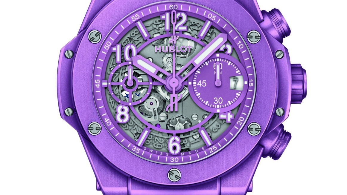 Hublot lance une Big Bang Unico en violet
