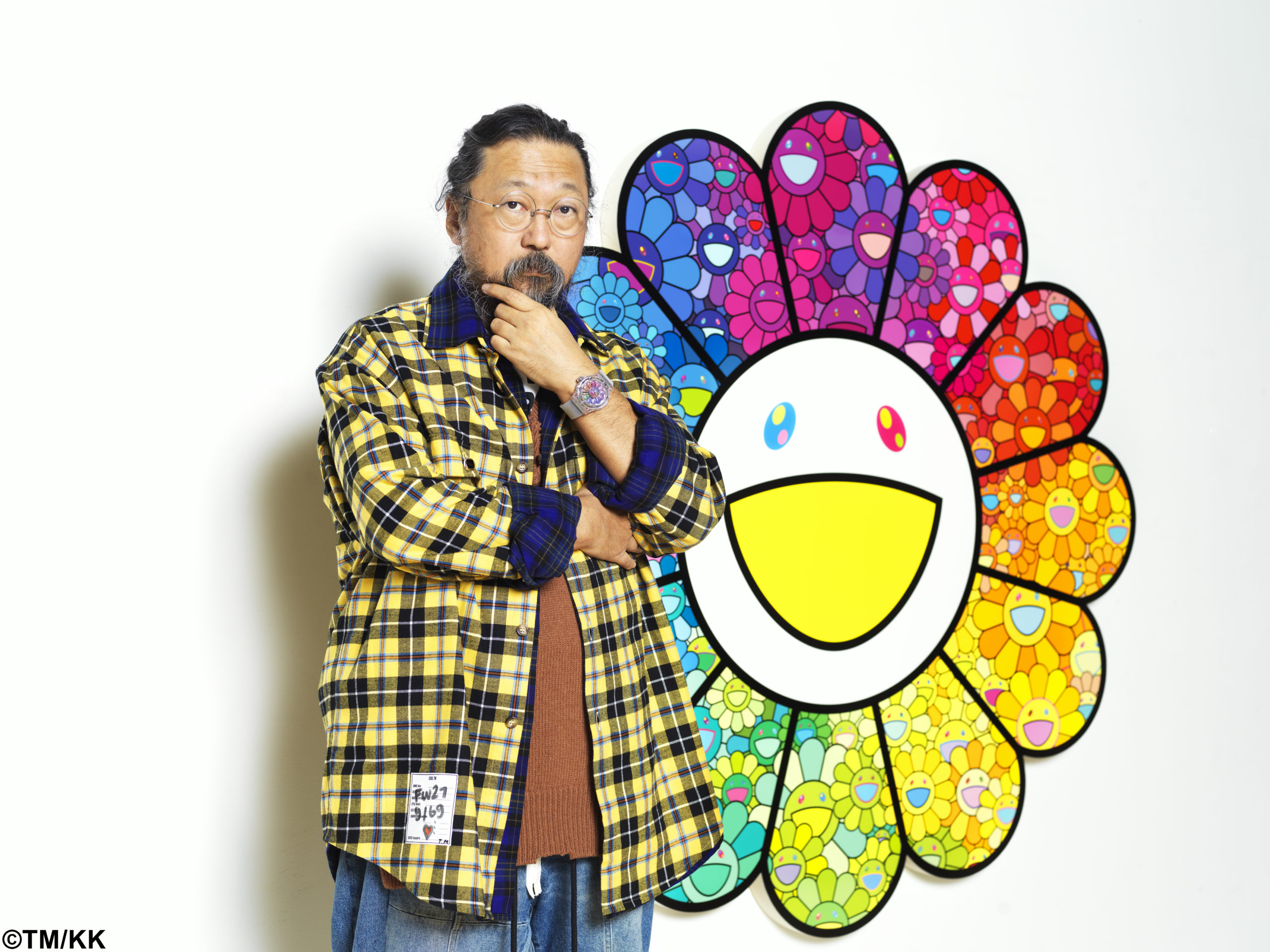 Takashi Murakami's iconic flower gets re-imagined for an all-black Hublot  watch