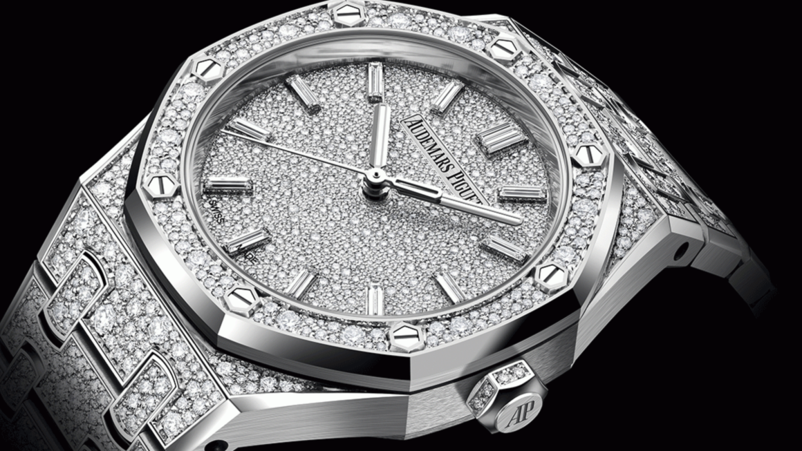 La Royal Oak d’Audemars Piguet en robe de fête