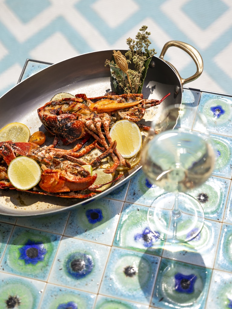Restaurant de l’hôtel COMO le Beauvallon à Grimaud cuisine gastronomique vue mer
