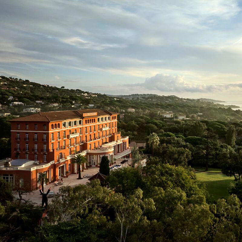 Hôtel Beauvallon à Grimaud avec vue sur le golfe de Saint-Tropez