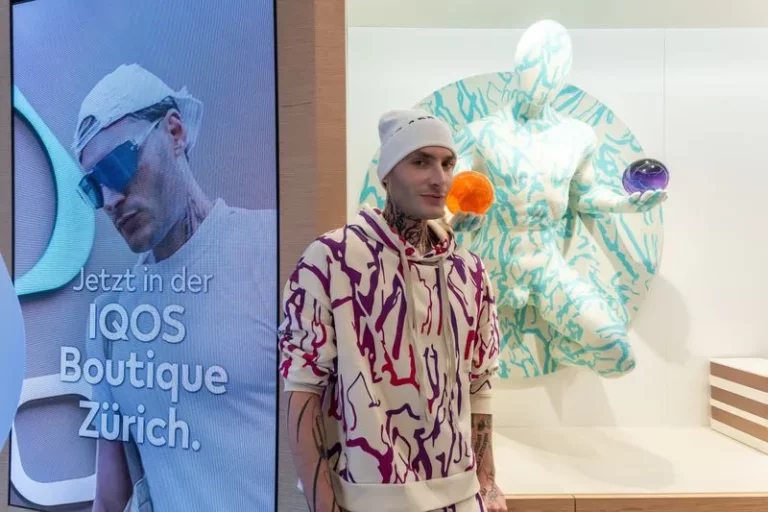 IQOS dévoile, dans sa boutique de Zurich, un espace immersif où design et art se rencontrent grâce au génie de Yannik Zamboni.