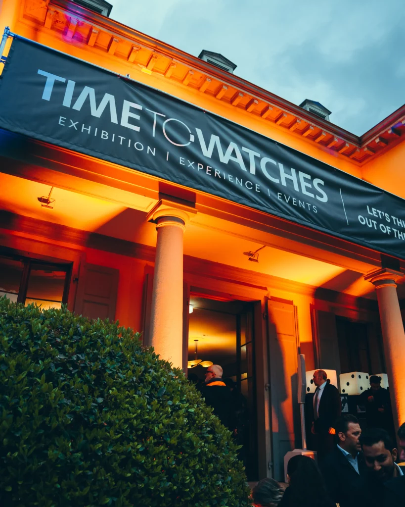 Le parc de la Villa Sarasin a pris des airs de Las Vegas le 14 avril 2026 à l’occasion de la soirée d’inauguration de Time to Watches.